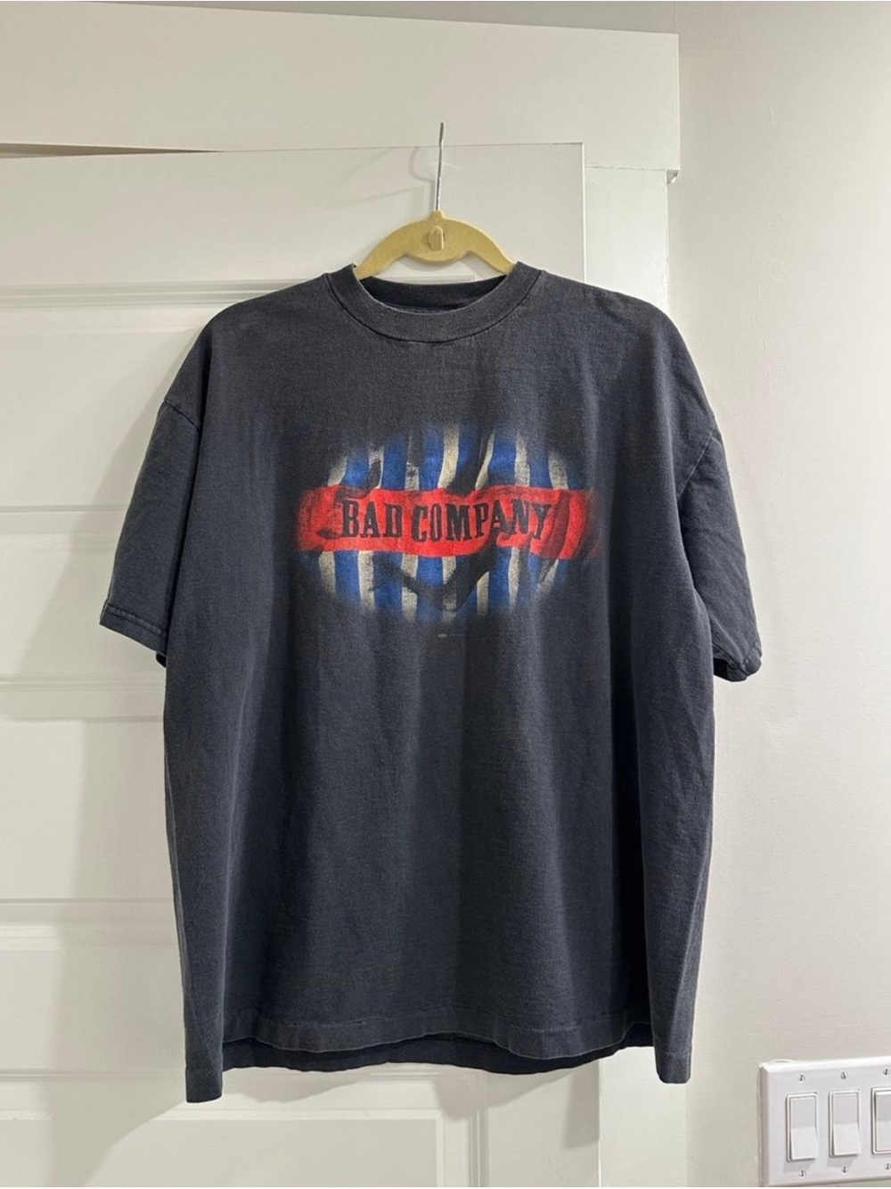 Bad Company Company Of Strangers World Tour 1995 Vintage Short Sleeve T Shirt XL